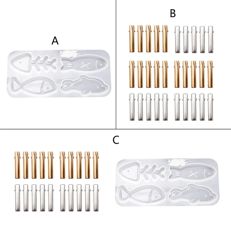 

Casting Mold Resin Casting Molds Hair Clip Molds Jewelry Mold for Hair Clips