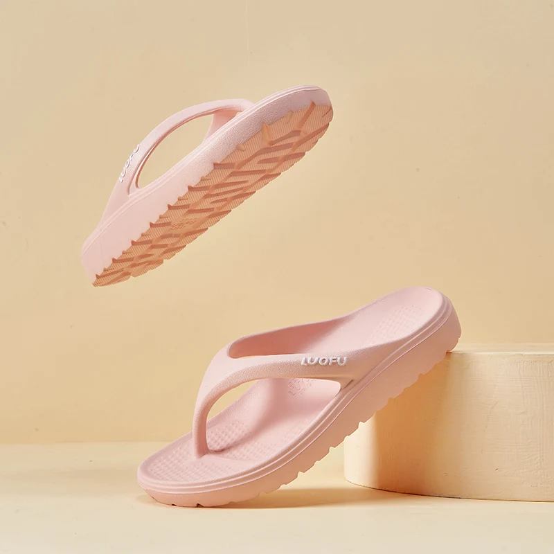 LUOFU Women's Minimalist Non-Slip Flip Flops, Comfy Thong Sandals