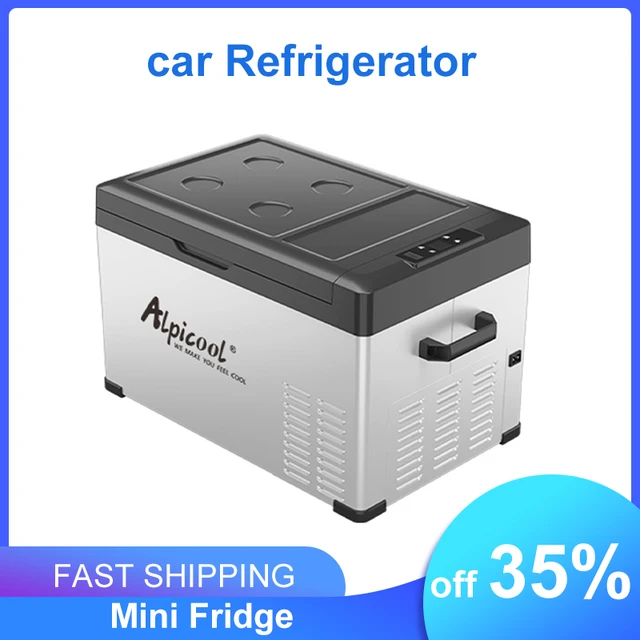 Car Refrigerator 25L Alpicool Portable Small Freezer 220V Car Home Camping Mini Fridge 12/24V Compressor Cooler Small Freezer 1