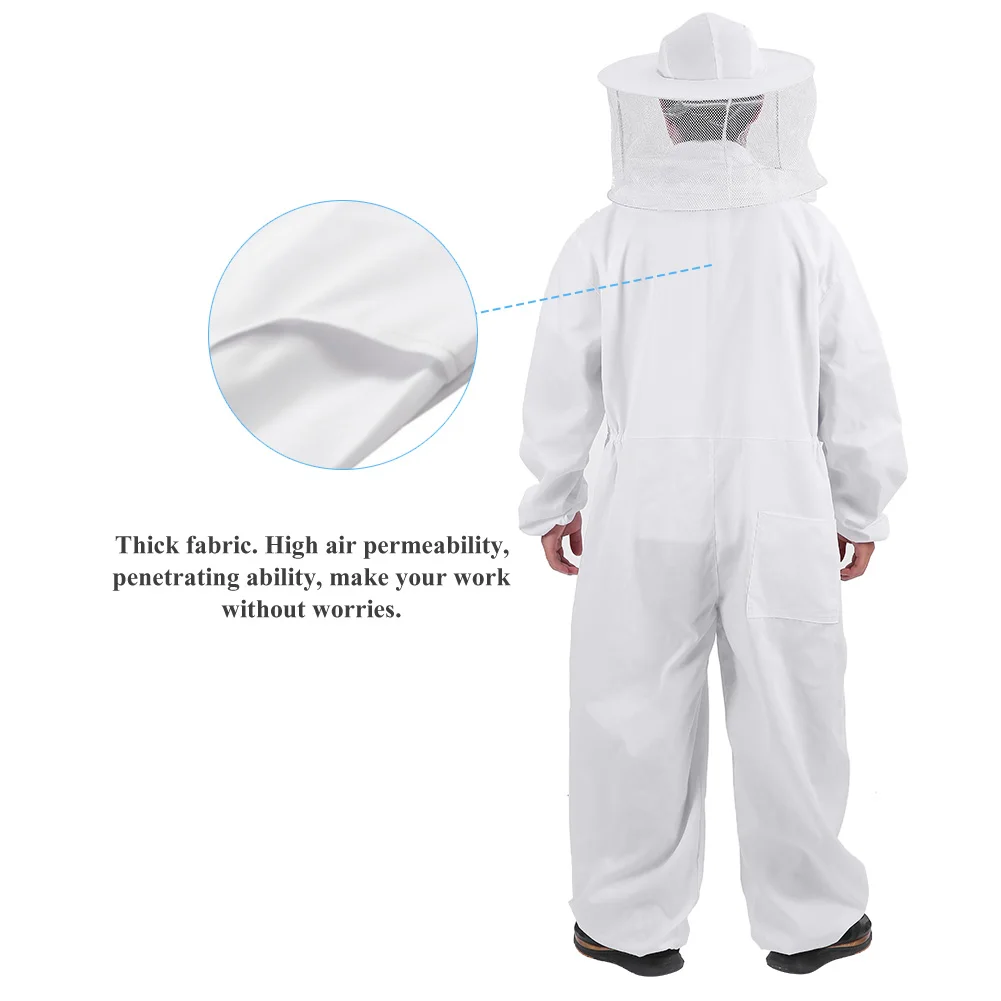Beekeeper Suit Beekeeper Protective Suit Professional Beekeeping Protective Equipment Bee Keeping Full Body Hat
