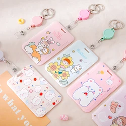 Cute Cartoon ID Card Holder - Stylish Card Cover (Random 1pc)