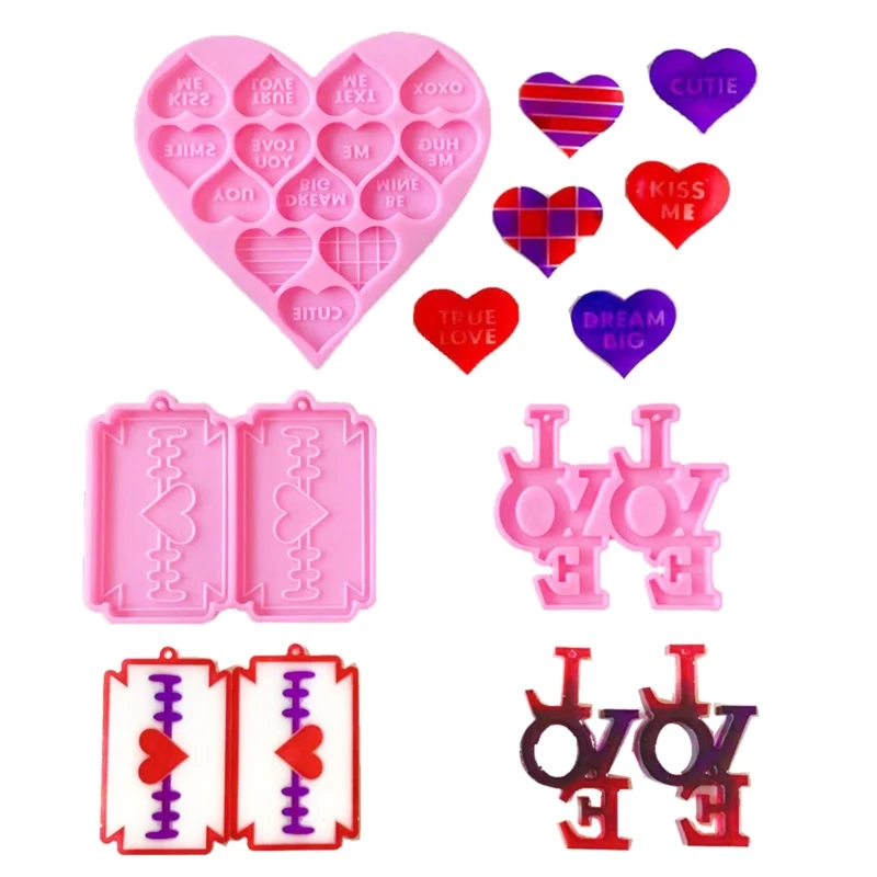 

Valentine's Day Decoration Heart Love Pattern Mould Small Moulds Accessories