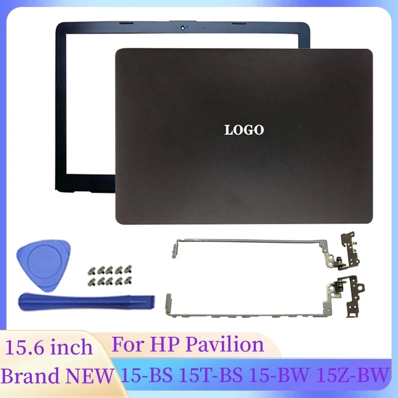 

For HP Pavilion 15-BS 15T-BS 15-BW 15Z-BW 250 G6 255 G6 924899-001 Black LCD Back Cover/Front Bezel/Hinges Original NEW