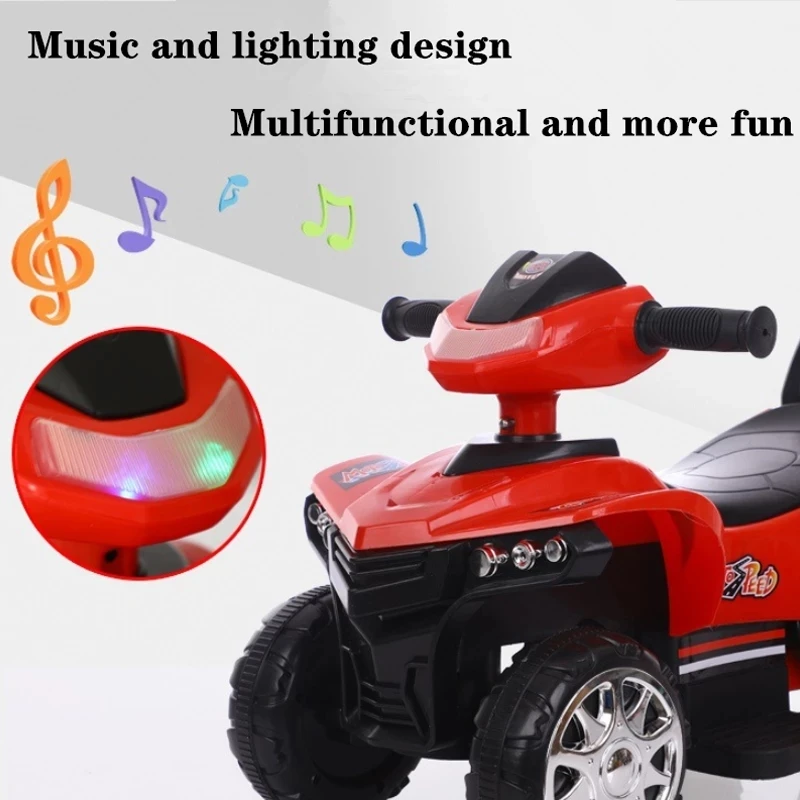 Children's Motorbike Baby Electric Car Mini Kids Ride On Car Baby Walker With Light Music Player Scooter Bike For 1-4 years old