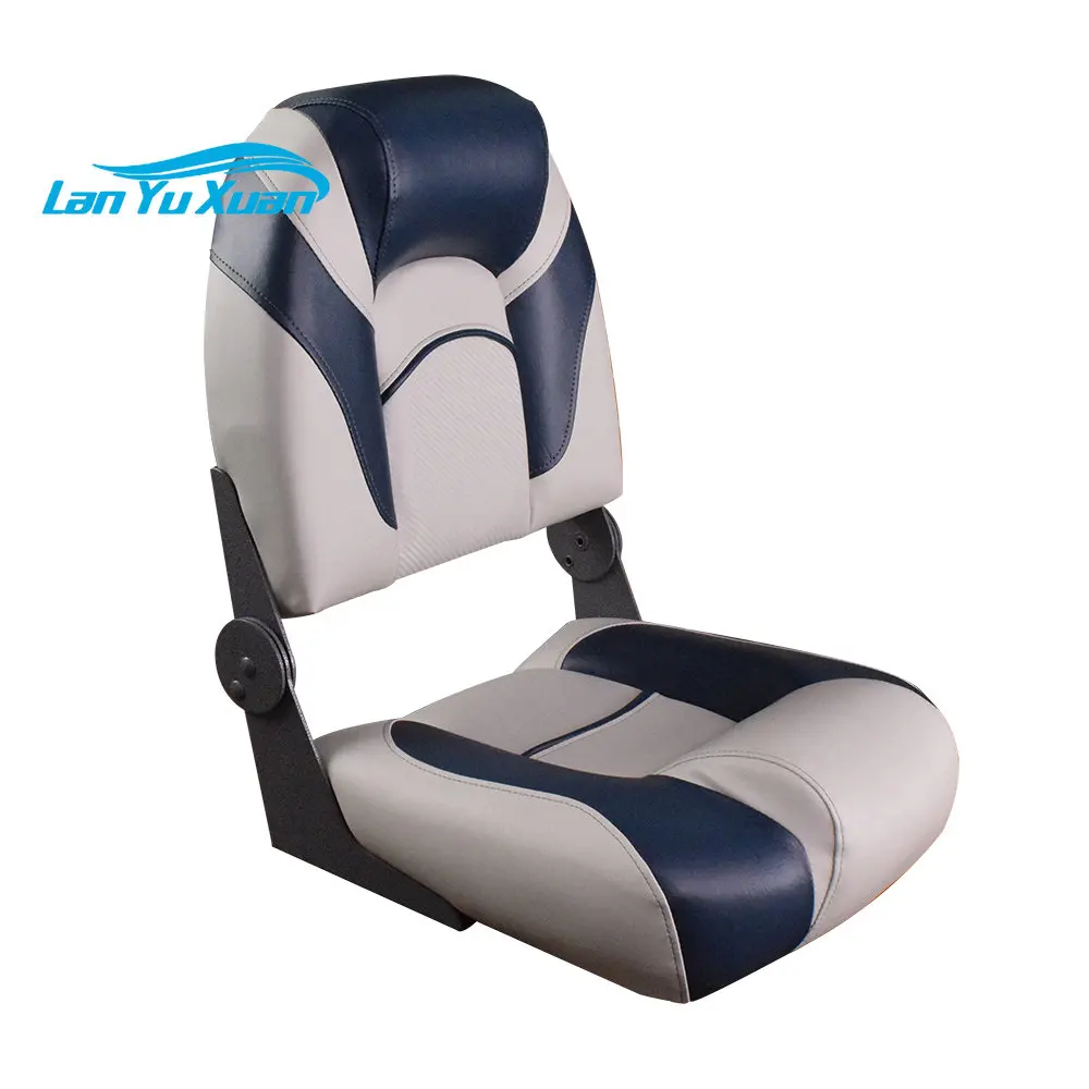 High Back Marine Deluxe Fold-Down Comfortable Cushion Boat Seating For sale