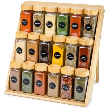 Bamboo Foldable Spice Rack 1