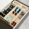 Drawer Organizers, Expandable Desk Drawer Organizer Plastic Storage Bins, Dresser Organizer for NurseryBathroom, Kitchen, Makeup 2