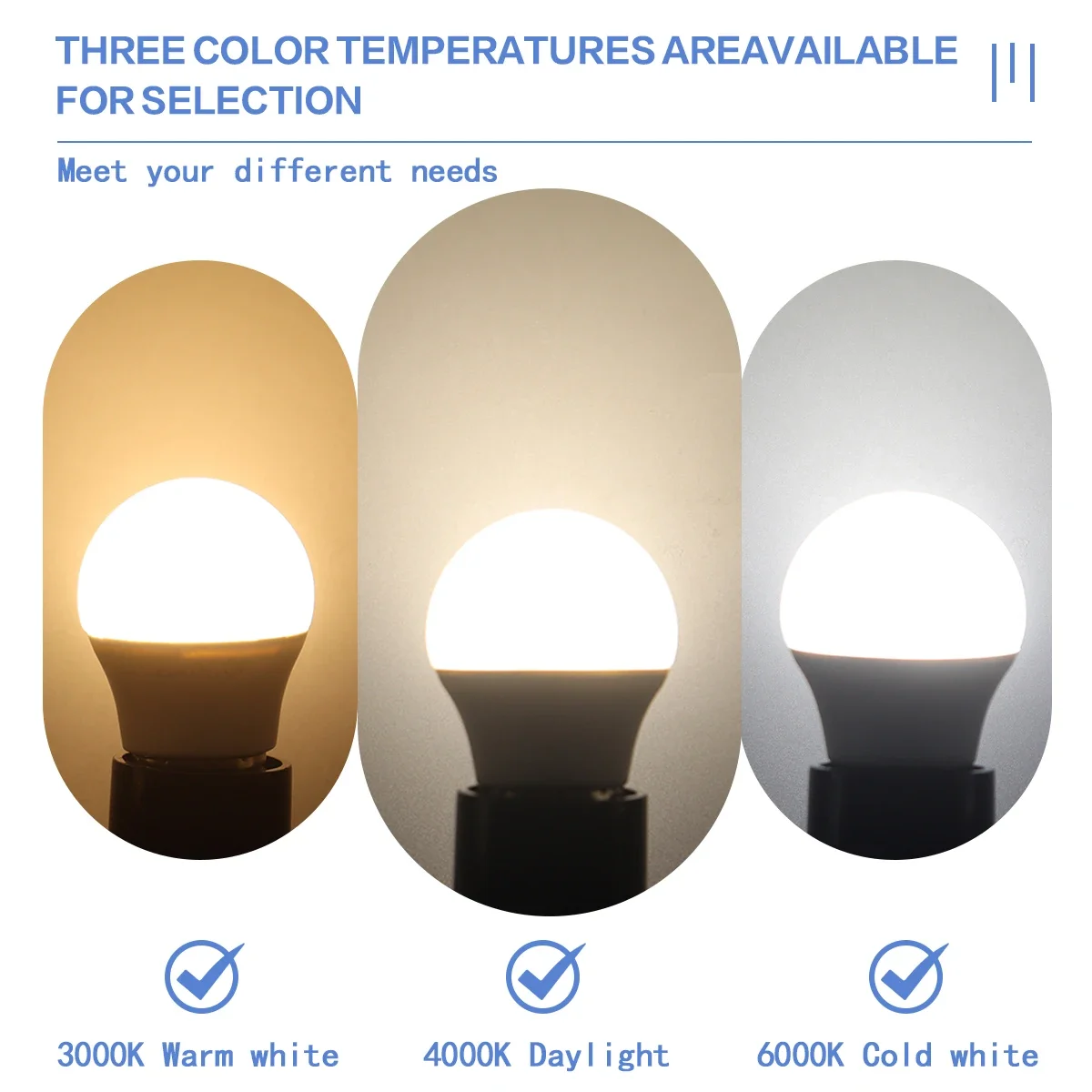 1-10PCS E14 Led 전구 에너지 절약 220V 230V E14 3W-7W 전구 램프 실내 장식 침실 및 거실 조명
