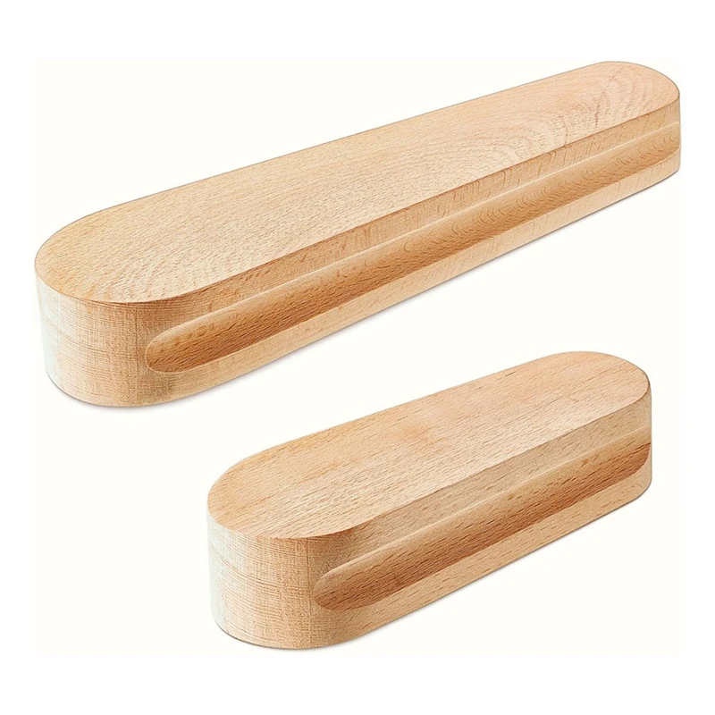 

2 Pack Beechwood Tailors Clappers, Professional Sewing Tool For Flattening Fabrics And Point Pressing(12Inch&7Inch) Durable