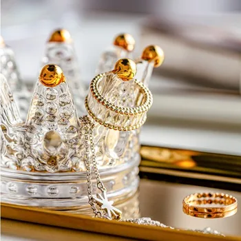 Creative Crown Candle Holders Romantic Candlelight Ring Holder Restaurant Table Decorations Arabic Coffee Accessories
