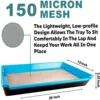 Trim Tray Durable Premium Quality Set w/ 2-Tier Tray, 150 Micron Screen Tray ABS Trimming Tray Trim Bin Set for Buds and Herb 2