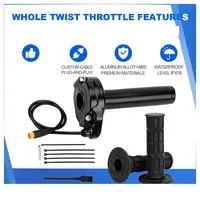 Kit de poignée d'accélérateur à 3 broches de style Surron pour moto électrique tout-terrain Happyrun Freego Heybike, compatible Macfox 3