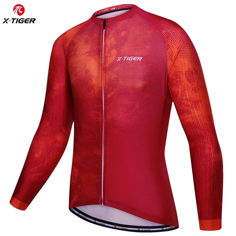 X-TIGER Maillot Cyclisme Homme 3 Poches Arrière Manches Séchage Rapide Respirant Tenue de Vélo VTT Bicyclette Vêtements Cycliste de Sport Décontractés T Shirt X-TIGER Maillot Cyclisme Homme 3 Poches Arrière Manches Séchage Rapide Respirant Tenue de Vélo VTT Bicyclette Vêtements Cycliste de Sport Décontractés T Shirt