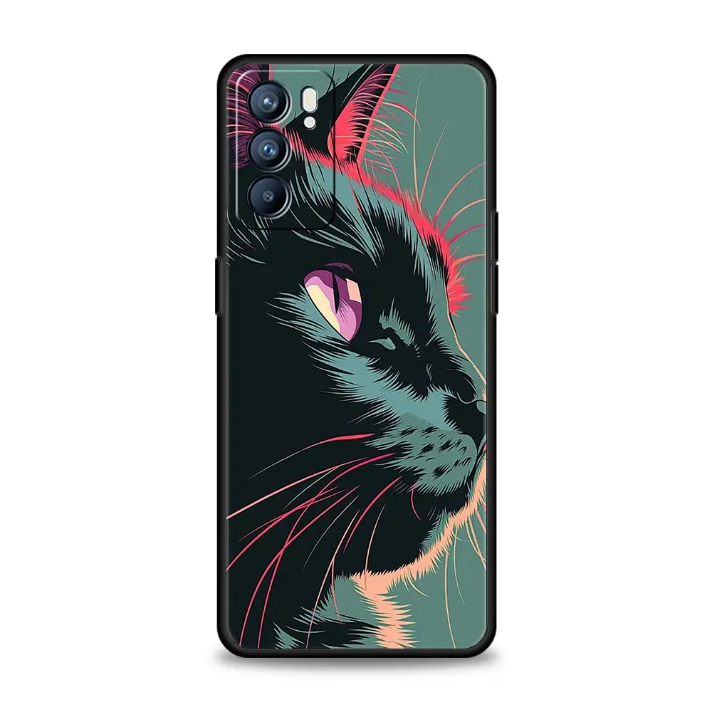 Adorable Cartoon Cat Phone Case Cover