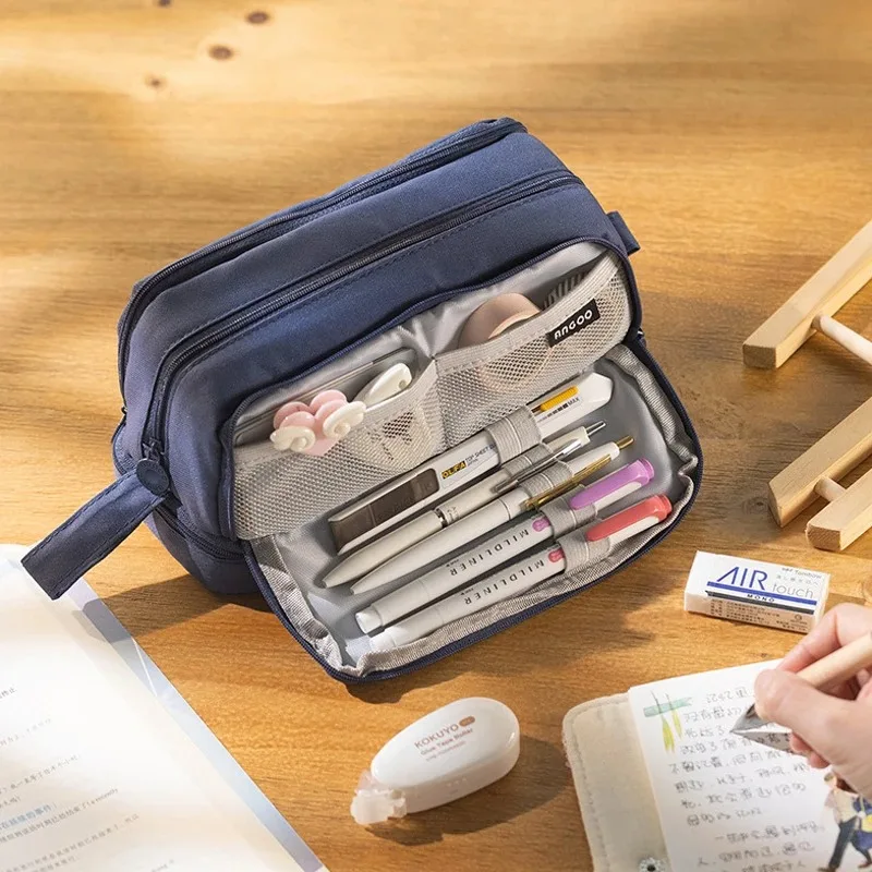 Eucomir Astuccio 3+1 Scomparti Bambina Ragazzo, Astuccio Scuola
