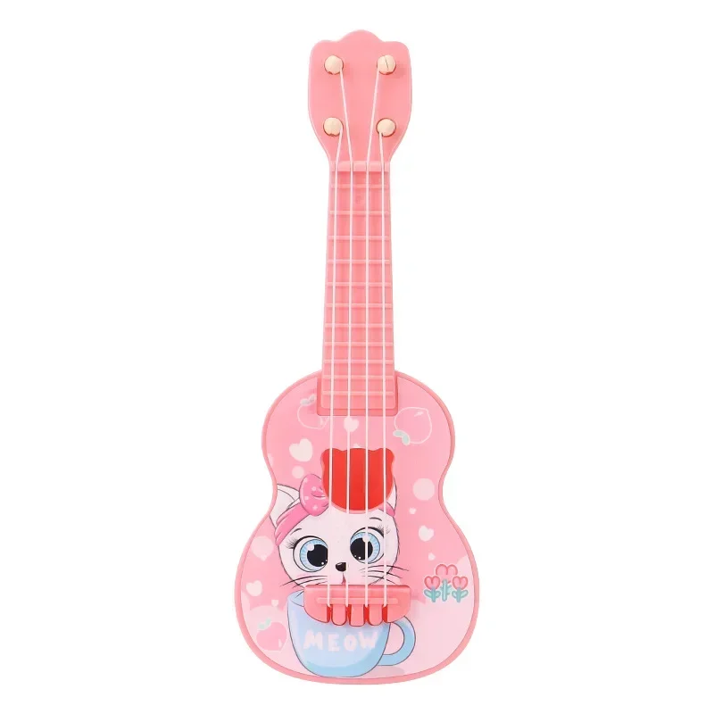 Ukulele Kids Guitar Toy Girl Boy Beginners Mini Guitar Instrument Can Play Music Simulation Toy Birthday Gift 5