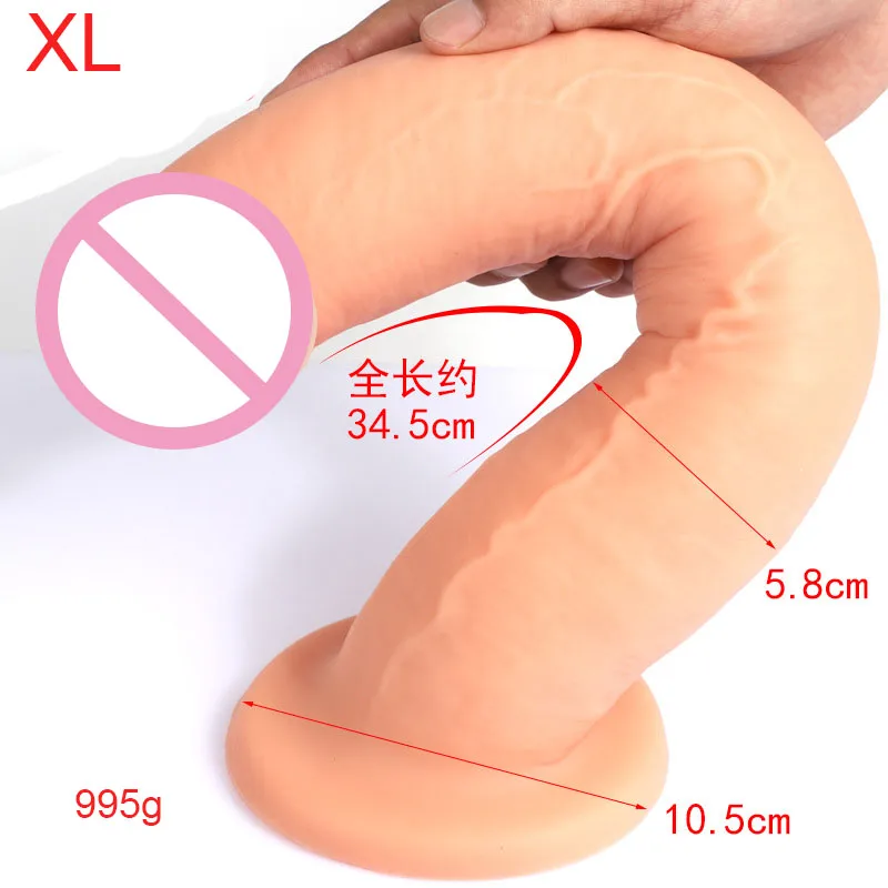 Realistic Dildo For Men And Women Soft Anal Plug Masturbator_voghion.com