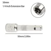 1/4 Inch Extender Bar Ratchet Socket Wrench Adapter 50/75/100MM Chromed Steel Extension Sleeve Wrench DIY Hand Repair Tools Set 4