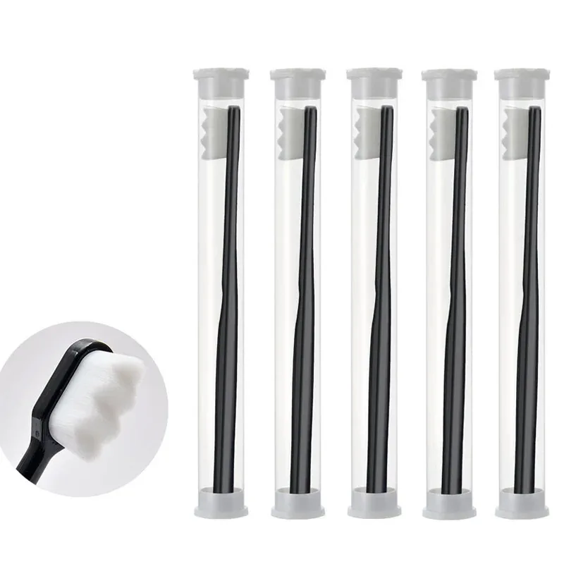 1-5pcs NEW Ultra fine Soft Toothbrush Million Nano Bristle Adult Brush Teeth Deep Cleaning Portable Travel Dental Oral Care Brus