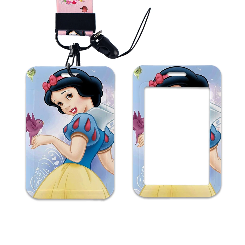 

Princess Keychain Lanyard Neck Strap Key ID Card Badge Holder Cartoon Elegant Necklace Ki Keys Adorable Accessories Gifts
