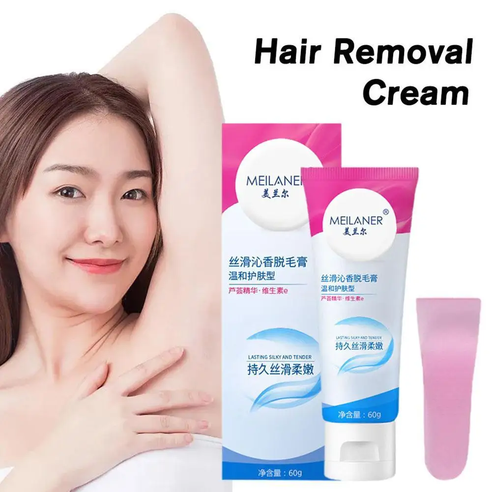 

Plant ingredients are mild and non-irritating, painless hair removal, armpit private face, body and leg hair removal cream