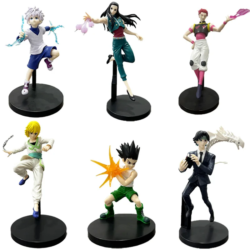 Hunter X Hunter Collector's Edition 6-Piece Anime Figure Set - Premium PVC Action Figures & Gifts