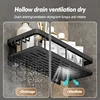 Bathroom Storage Rack Stainless Steel Anti Rust Storage Shower Rack Suction Cup Storage Rack Household Storage Appliances 3