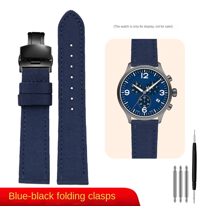Versatile Nylon Leather Waterproof Canvas Wristband