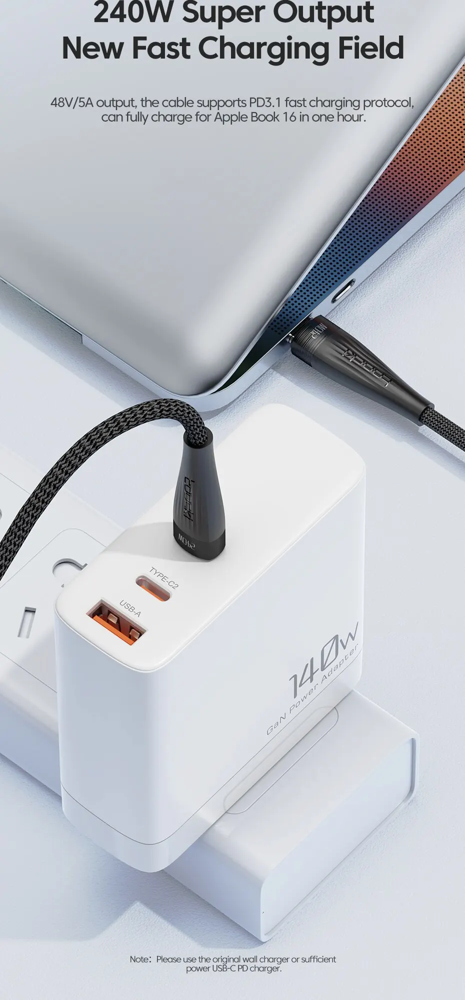 fast charging with 240w 240w output - Toocki | Techtrix.lk