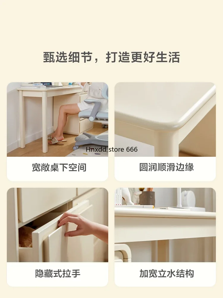 Student home children's study table Small apartment writing desk Double desk Sub-bedroom