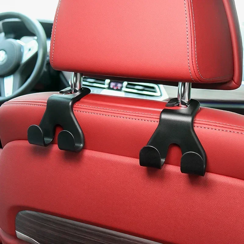 2pcs Car Purse Hook, Upgraded 2 In 1 Car Headrest Hooks, Car Seat