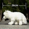 Arctic Fox High Fidelity Anime Cute Plushie White Polar Fox Plush Toys Lifelike Animals Simulation Stuffed Doll Toy Gifts Kids 2