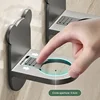 Universal Shower Gel Bottle Rack Wall Mounted Adjustable Shampoo Bottle Metal Holder Hand Soap Dispenser Hook Free Punching 6