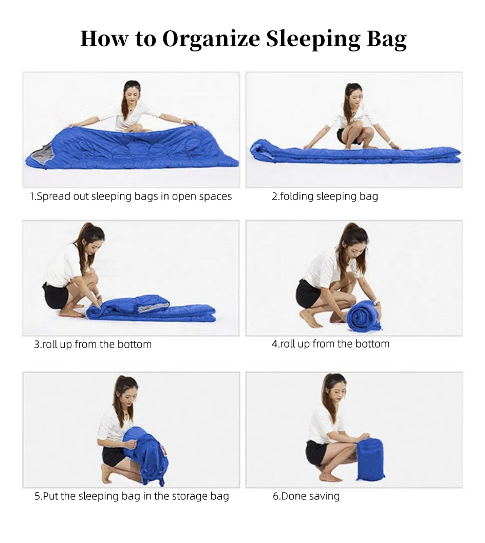 How to Roll Up Your Sleeping Bag 