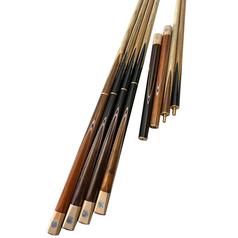 Two-Piece 3/4 Billiard Cue 57inches 145cm with 9mm or 10mm Cue Tips Made of Ash Wood and Rose Wood for Sale 25 cues/box 6 piece garden lounge set pallets wood