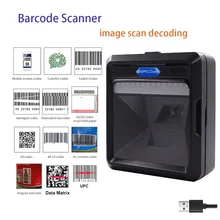 

Barcode Scanner Omnidirectional Desktop automatic 1D 2D QR code reader usb High-performance Million Pixel Ultra-wide angle