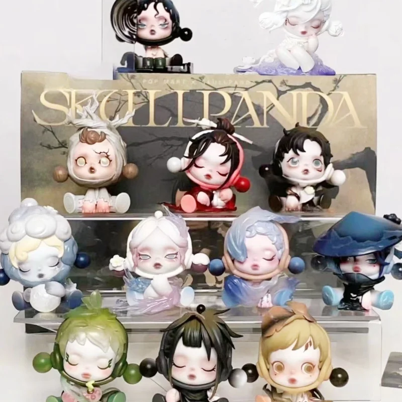 

Лидер продаж, Детская модель Skullpanda серии Momei, игрушки Sp11 поколения, Античная коллекция сюрпризов, праздничный подарок на день рождения