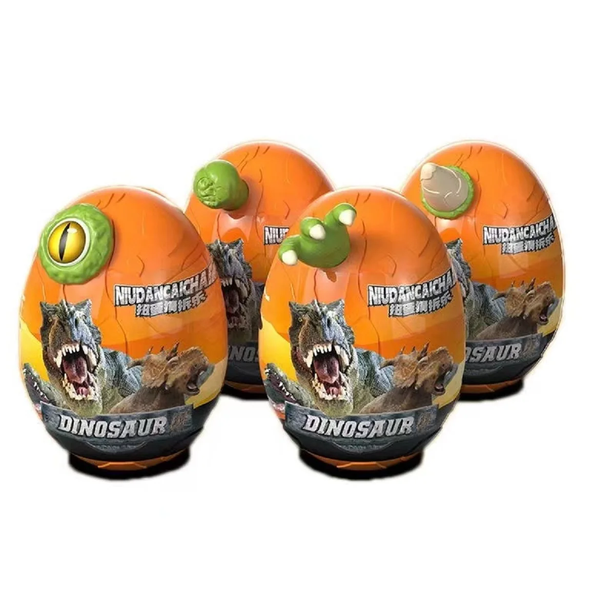 

niudanchaichaile Dinosaur egg DIY assembly simulation dinosaur model button egg dinosaur surprise ball