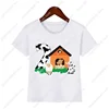 Kids Cow Farm Animal Birthday Party Shirt T Shirts Boys Any Name My Boy Clothes Tops Family Matching Outfits 1