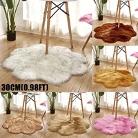 1pcs Home Decor Fur Rug 30cm*30cm Modern Style Spruce Up Your Living Room, Bedroom,sofa, Or Children's Room Decorations 1