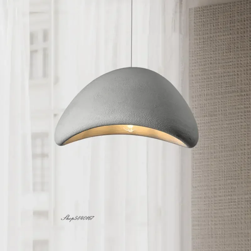 Modern Designer Wabi Pendant Lights Creative Resin Chandeliers for Dining Room Restaurant Home Decor E27 Lamp Loft Suspension