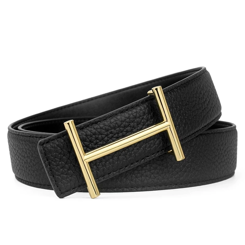

Luxury Designer Brand Wide 34mm Belt Men High Quality Real Leather Women belts Dress Male Strap for Jeans Waistband