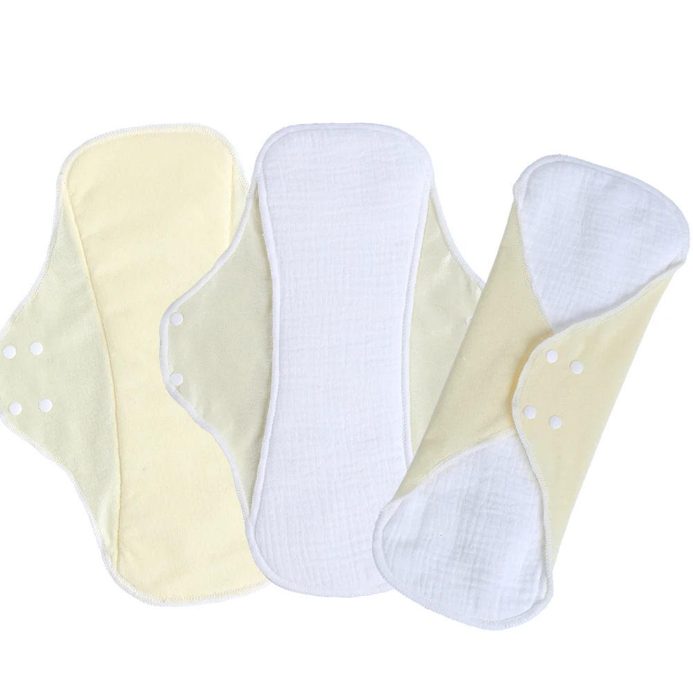 Eco-Friendly Reusable Cotton Sanitary Pads - High Absorbency and Leak-Proof