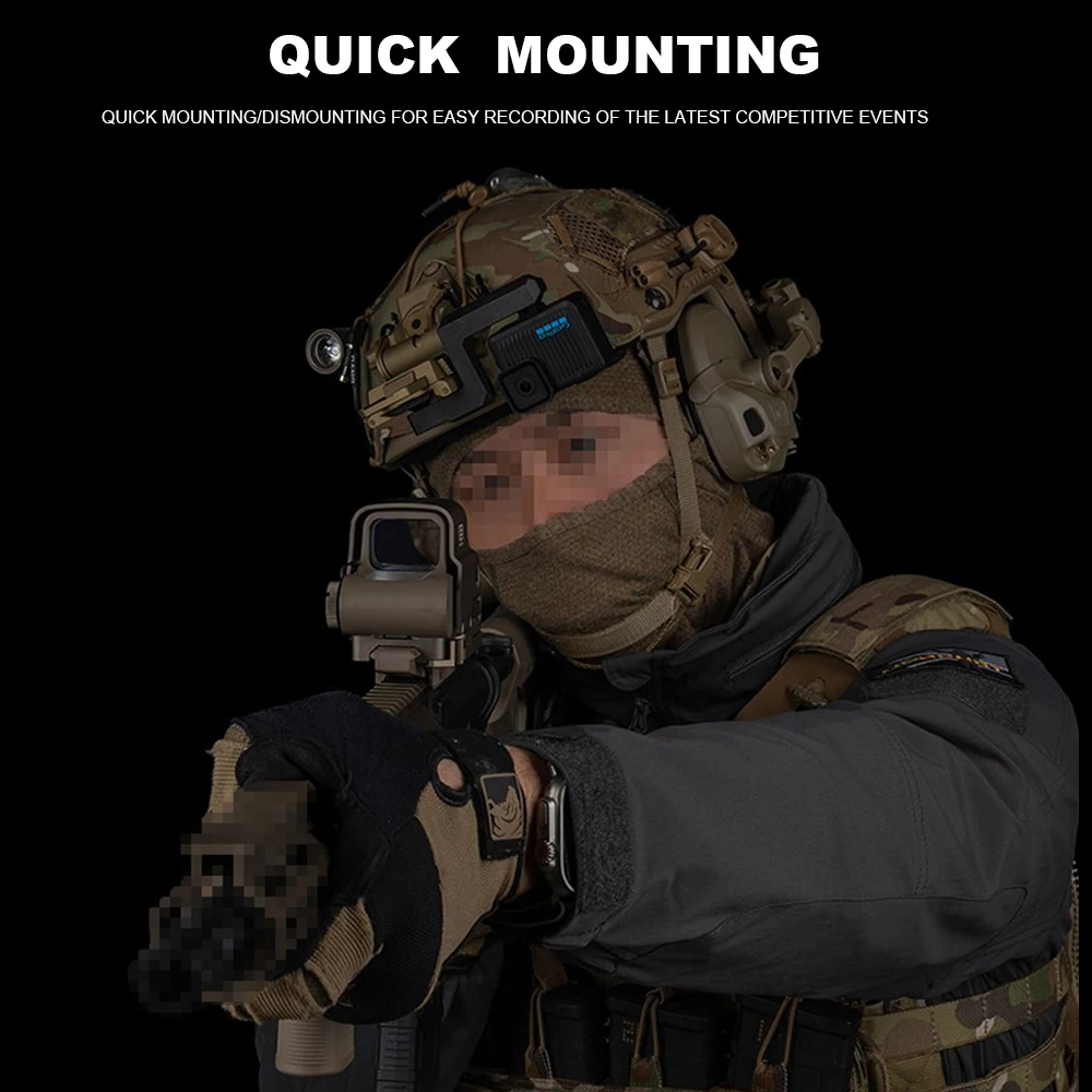 Fast/Mich/Wendy Helmet NVG Adapter Tactical Helmet Base Fixed Mount For GoPro DJI Insta360 Pro Sport Action Camera Accessories