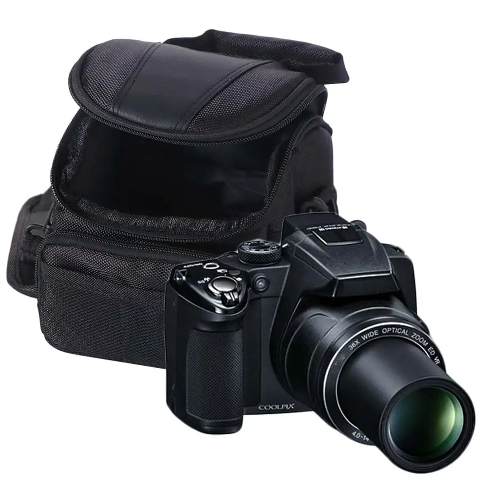 Borsa per fotocamera reflex a spalla singola Tracolla Borsa fotografica regolabile Borsa per fotocamera con cerniera antigraffio Accessori per fotocamera