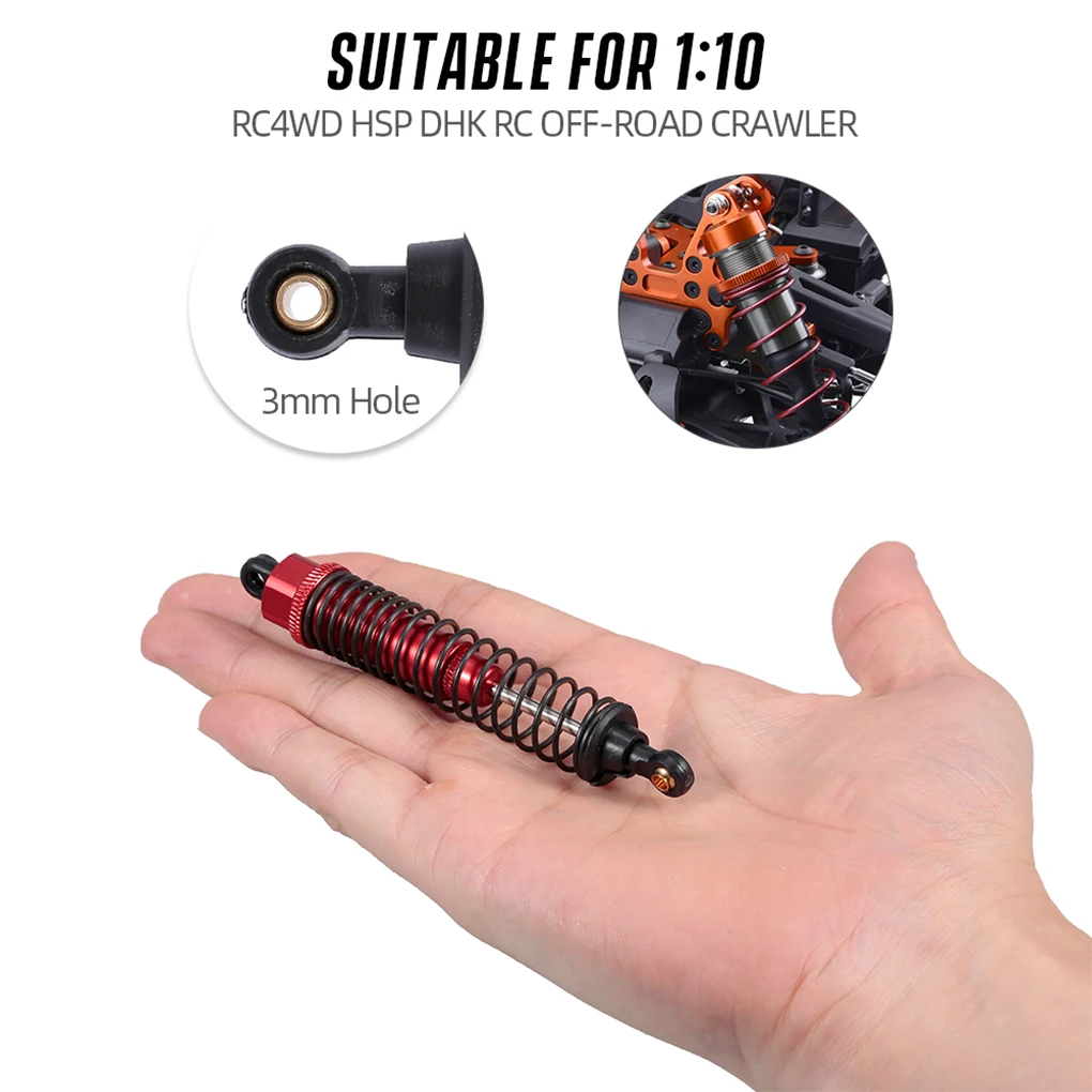 1 Pair Universal RC Car Shock Absorbers Vehicle Alloy Dampers