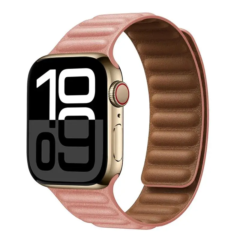 ตัวเลือกสินค้า สายหนังแท้ Apple Watch สายแม่เหล็ก รองรับหลายขนาด