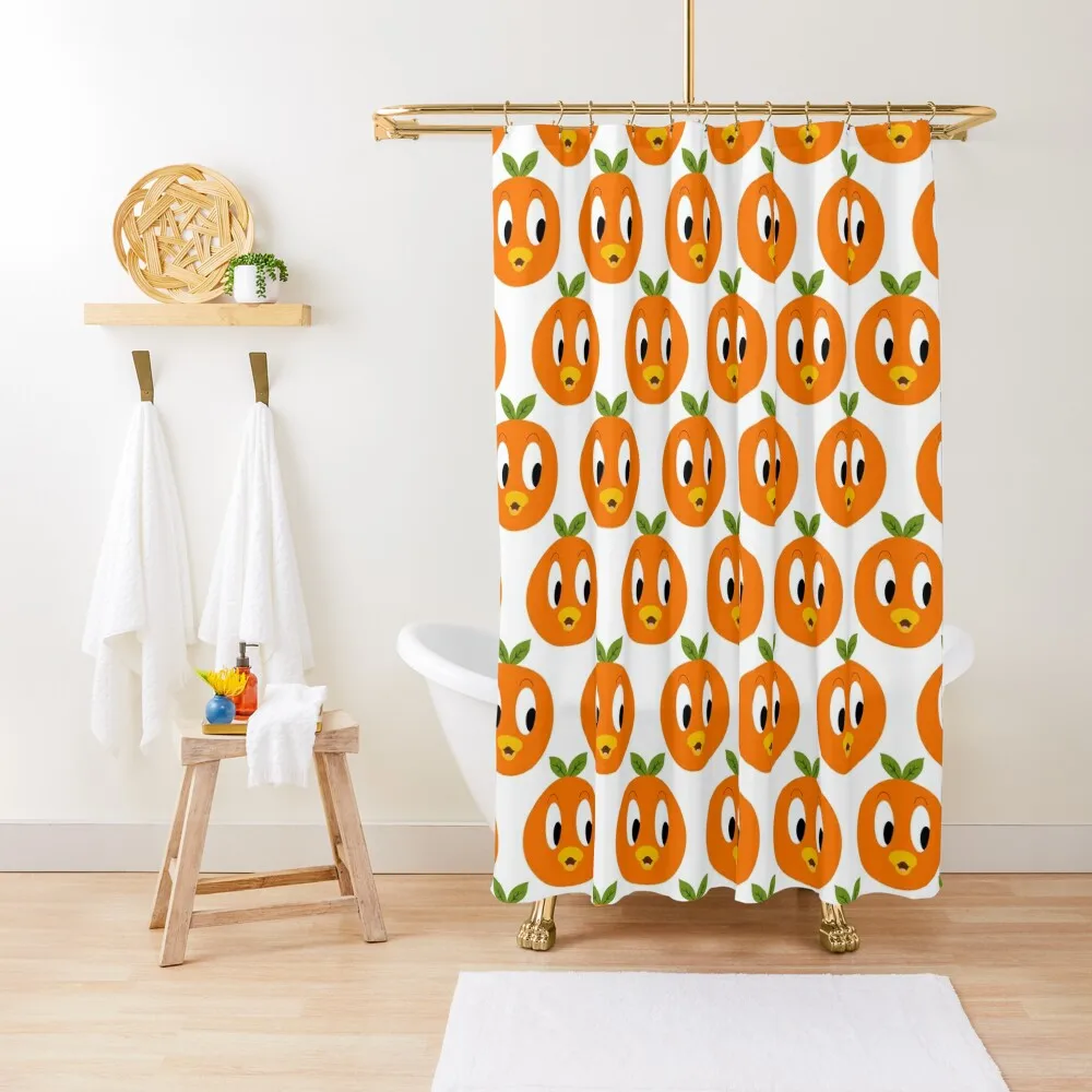 Orange You Glad to See Me Shower Curtain Bathroom And Shower Bathroom Showers Modern Bathroom Accessories Curtain