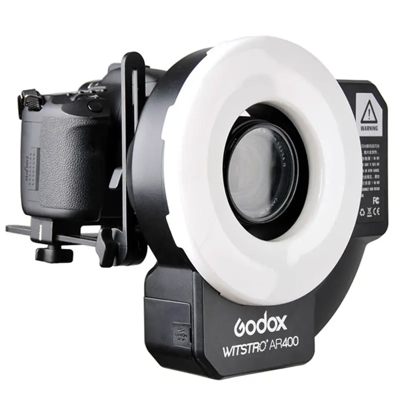 Godox Witstro AR400 400WS Ring Flash Speedlite Light LED Video
