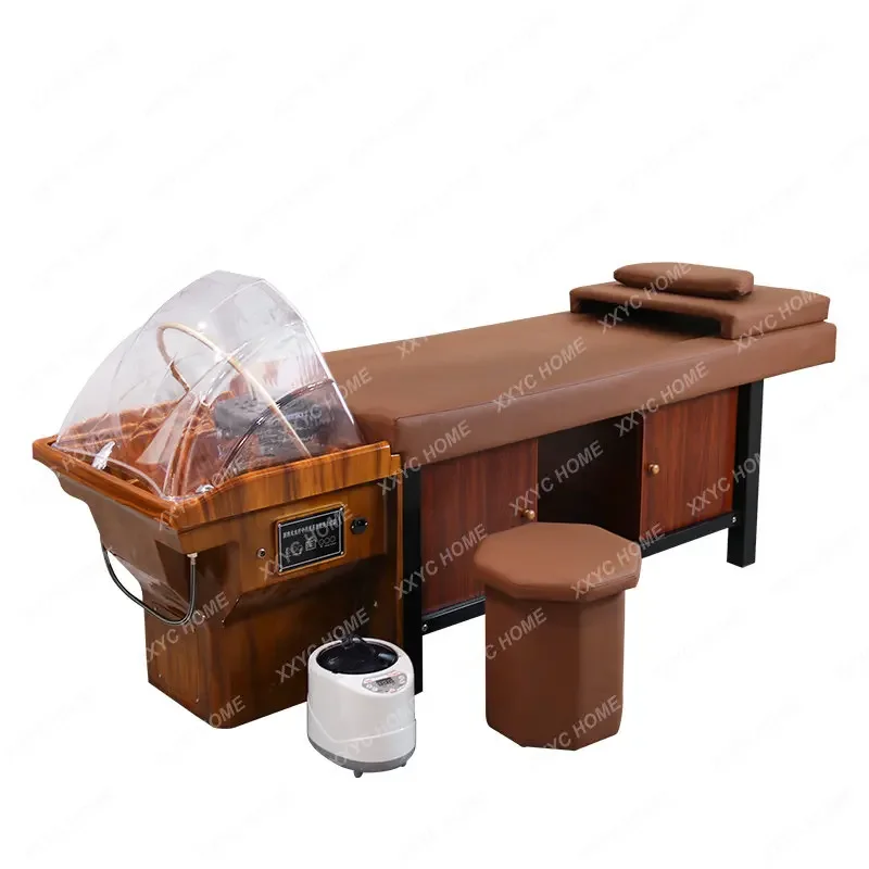 

Thai Shampoo Chair Constant Temperature Water Circulation Fumigation Hair Care Head Treatment Bed Beauty Salon Massage Ear